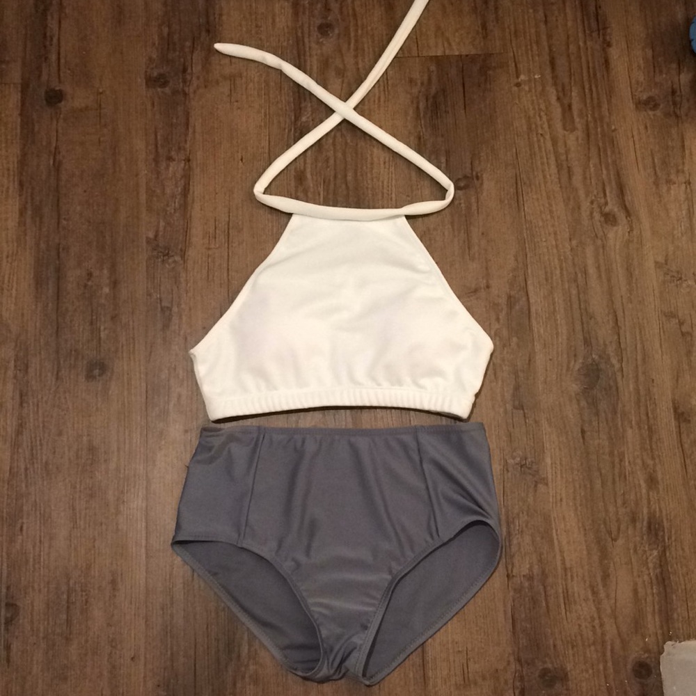 High waisted swimsuit